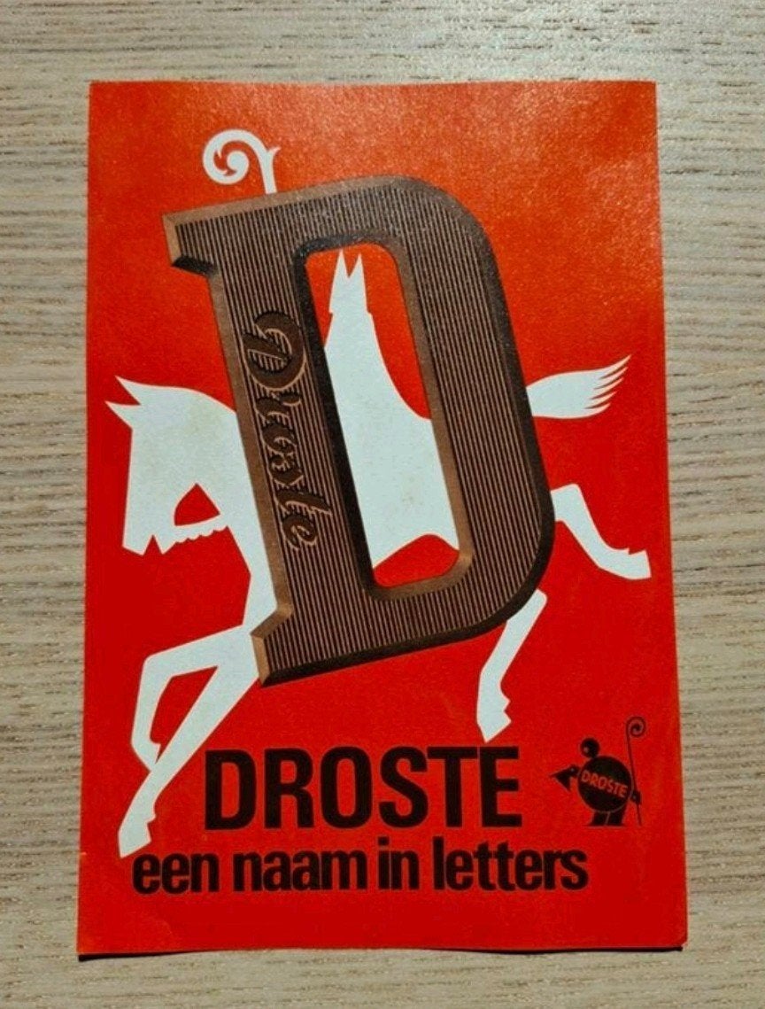 Droste Sinterklaas bestelbon voor chocoladeletters uit 1978, Verzamelen, Ophalen of Verzenden, Overige typen