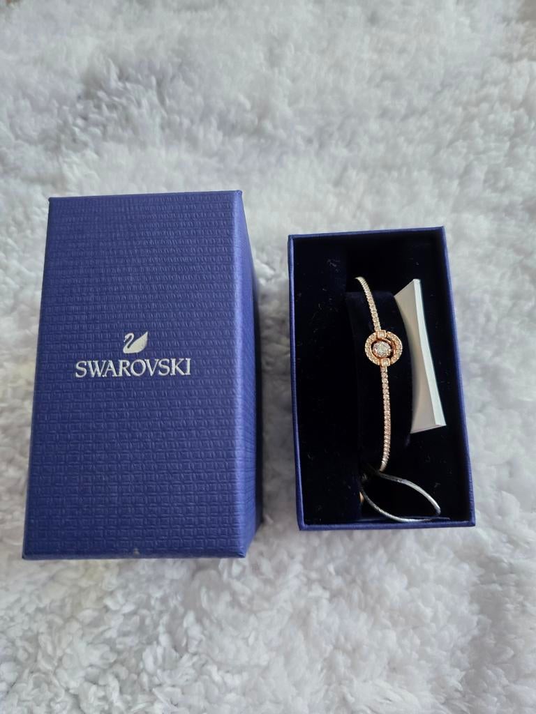Swarovski Armband met Kristallen - Roségoudkleurig, Sieraden, Tassen en Uiterlijk, Armbanden, Met kristal, Overige materialen