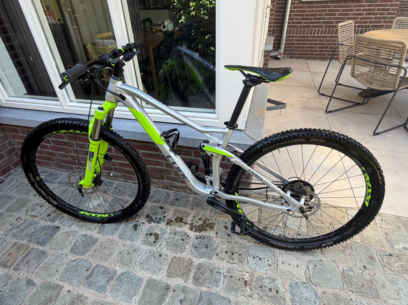Zeer nette Cube Stereo 120 Pro 29 18” (1.75-1.85m), Fietsen en Brommers, Ophalen, 24 inch of meer, Aluminium, Zo goed als nieuw