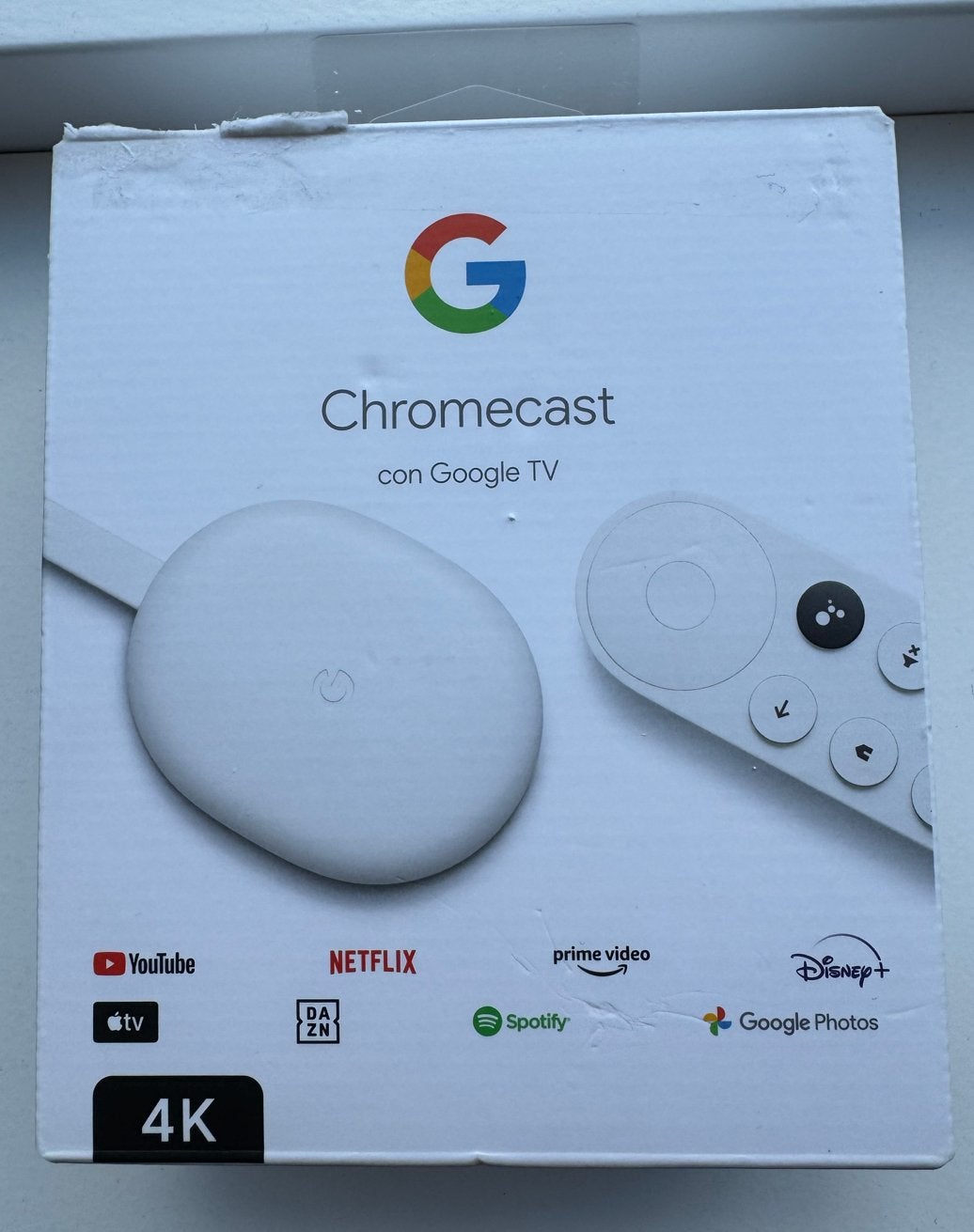 Google Chromecast met Google TV 4K, Ophalen of Verzenden, Zo goed als nieuw, HDMI, Zonder harde schijf