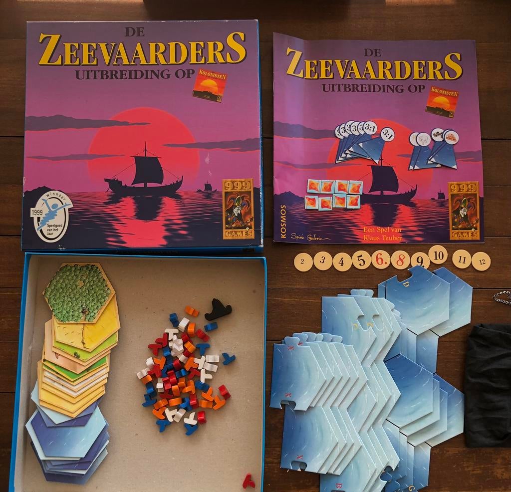 Uitbreiding Zeevaarders houten variant kolonisten van Catan, Ophalen of Verzenden, Zo goed als nieuw