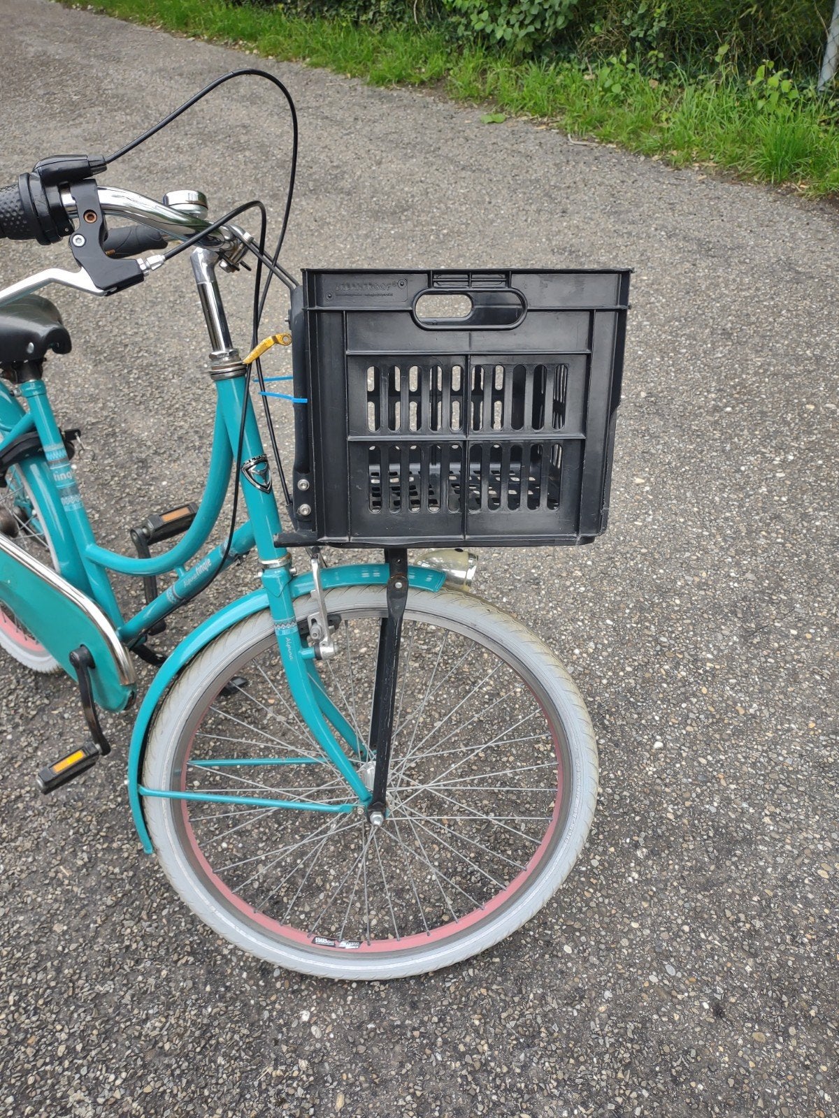 Steco voordrager met krat Urbanproof, Ophalen, Gebruikt