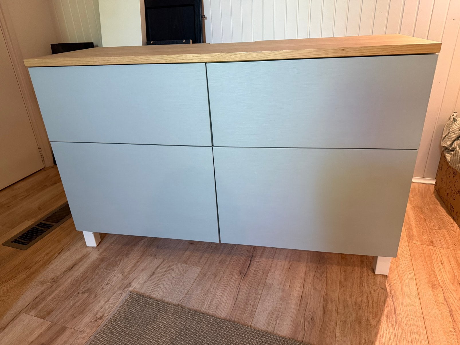 TV kast Ikea Besta, Ophalen, 100 tot 150 cm, Zo goed als nieuw, Minder dan 100 cm