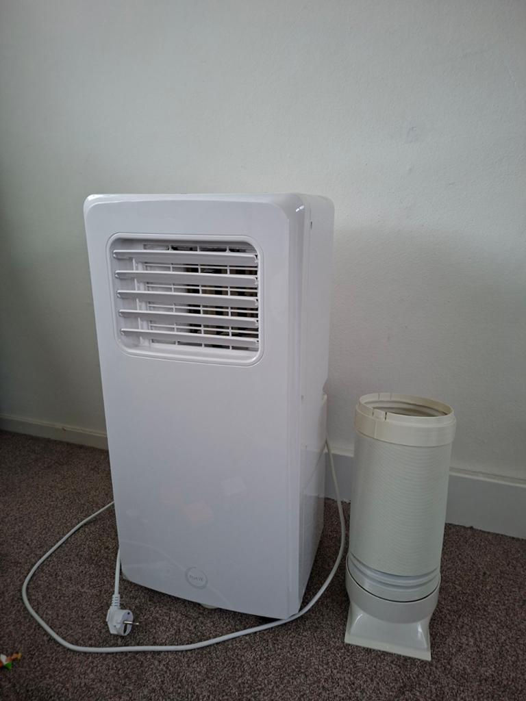 Fuave mobiele airco met afvoerslang ACB07K01, Ophalen, Minder dan 60 m³, 3 snelheden of meer, Zo goed als nieuw