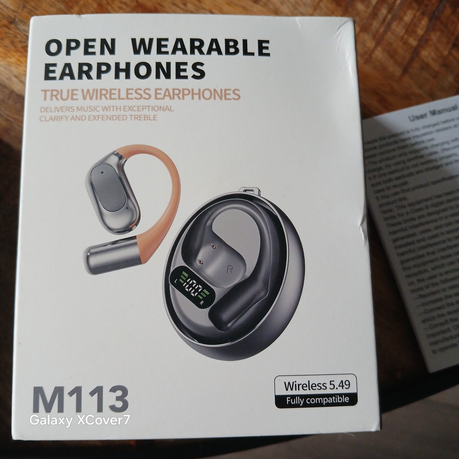 M113 Open Wearable OWS Bluetooth Oortelefoon Draadloos, Overige merken, Oranje, Nieuw, Ophalen of Verzenden