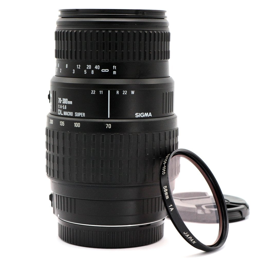 Sigma AF 70-300mm f/4-5.6 DL Super Macro Canon EF, Audio, Tv en Foto, Fotografie | Lenzen en Objectieven, Sigma, Zo goed als nieuw