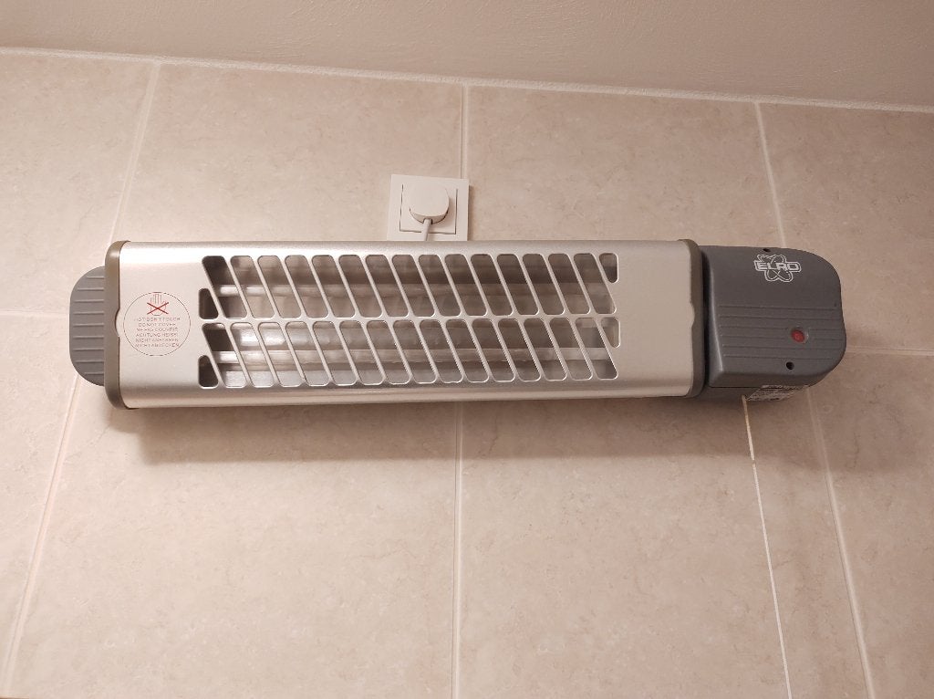 ELRO Wandheater 1800W / Terrasverwarmer / IF-03 / IP24, Elektrisch, Gebruikt, Waterbestendig, Ophalen of Verzenden