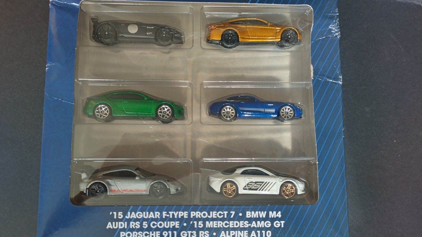 Hotwheels Jaguar Porsche Audi BMW 1:64 6 pack Pol, Auto, Verzenden, ., Nieuw