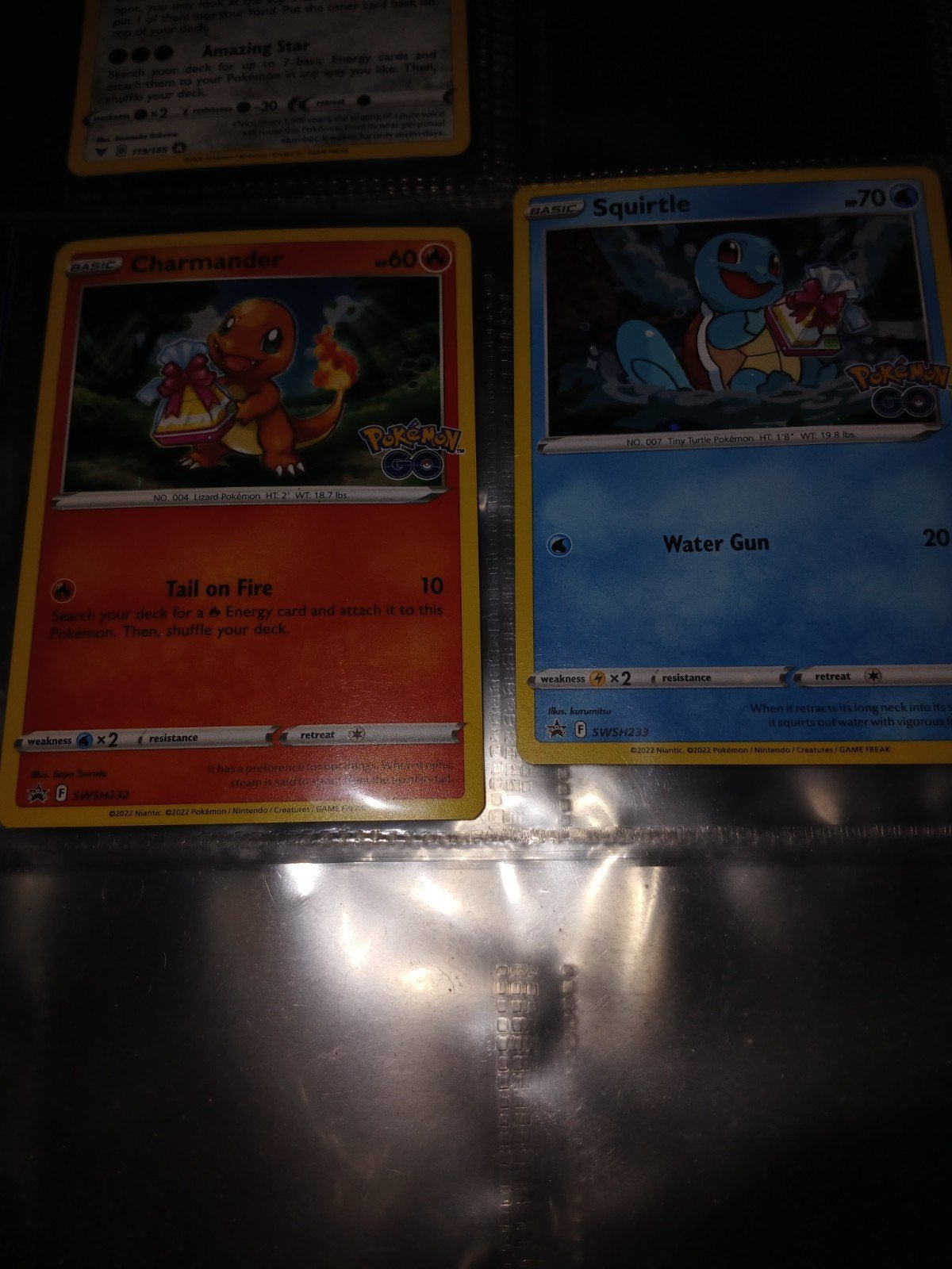 Pokemon: charmander en squirtle met pouch, Ophalen, Zo goed als nieuw, Meerdere kaarten