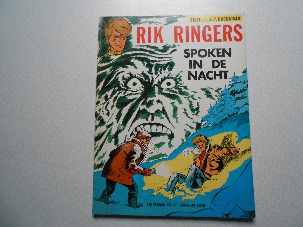 Rik Ringers 12 Spoken in de nacht 1971 1 ste druk., Boeken, Stripboeken, Eén stripboek, Tibet & A.P. Duchâteau, Ophalen of Verzenden