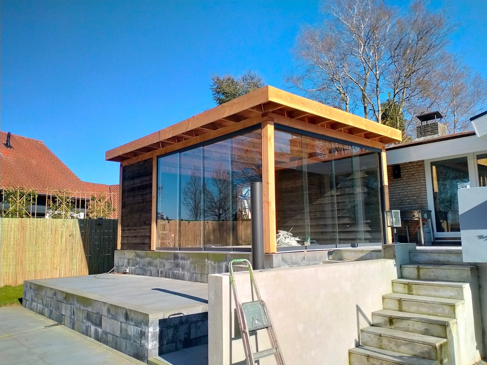 Maatwerk douglas overkappingen of tuinhuizen, Ophalen of Verzenden, Nieuw, Veranda