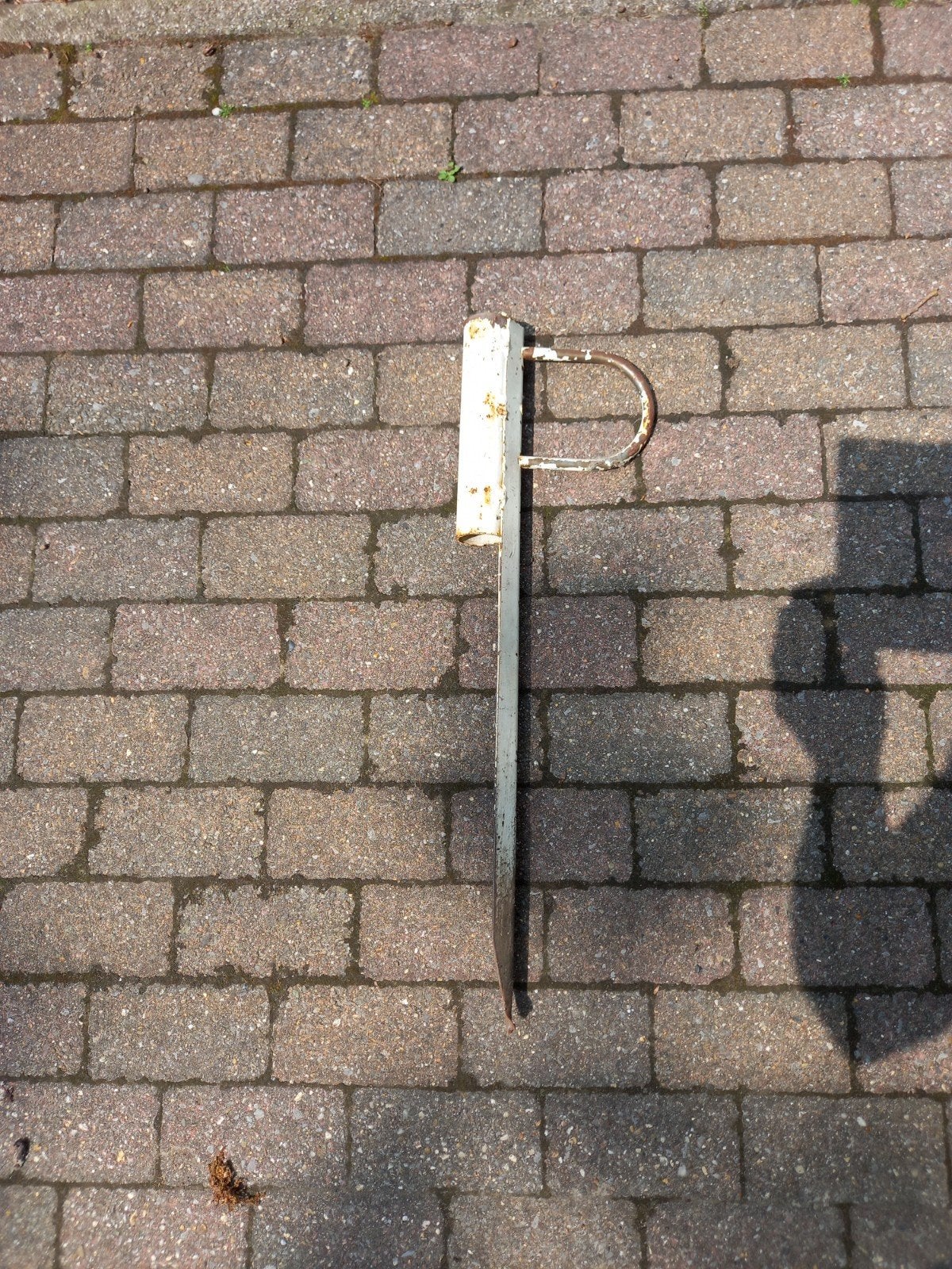 Grondanker / Parasolhouder voor in de grond, Ophalen of Verzenden, Gebruikt