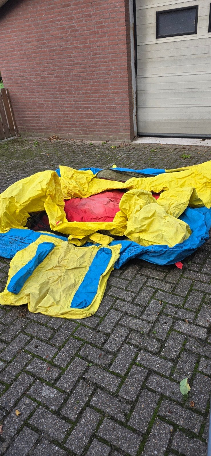 Springkussen 2x2 meter - Plezier voor de kleintjes!, Ophalen, Gebruikt