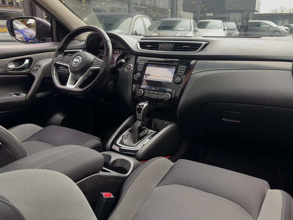 Nissan QASHQAI 1.2 TEKNA AUTOM PANODAK NAVI CAMERA360 LED LM, Auto's, Gebruikt, 4 cilinders, Blauw, 116 pk