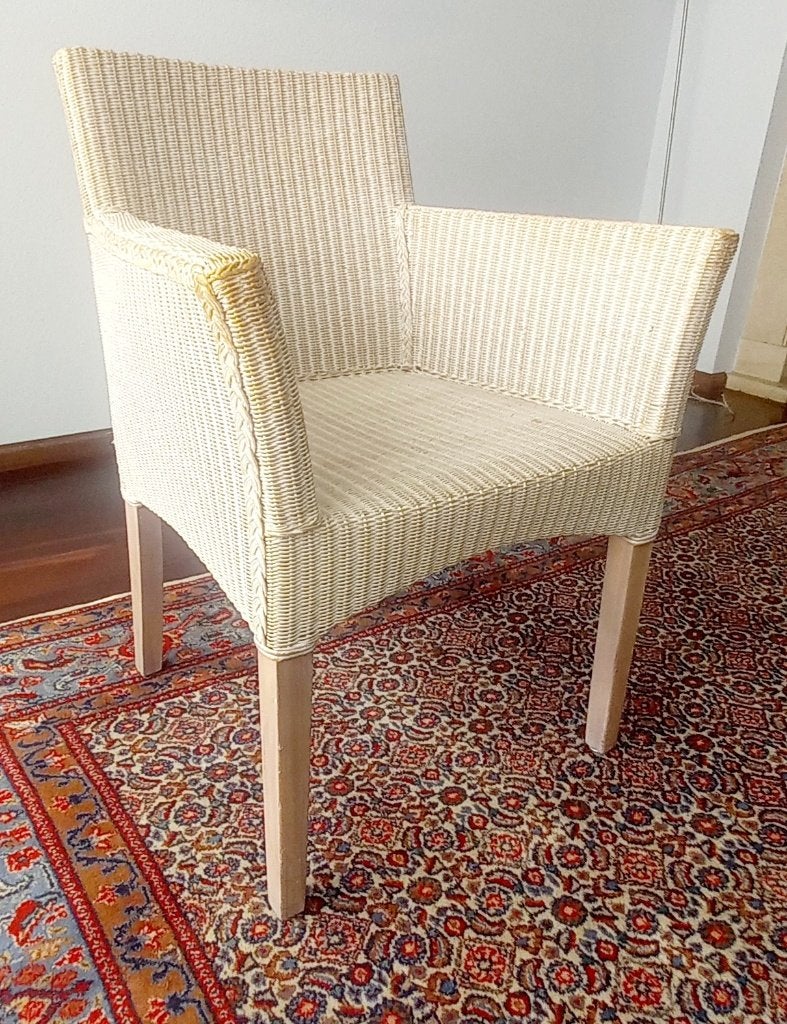 lloyd loom stoelen, Huis en Inrichting, Stoelen, Ophalen, Gebruikt, Overige kleuren, Vier