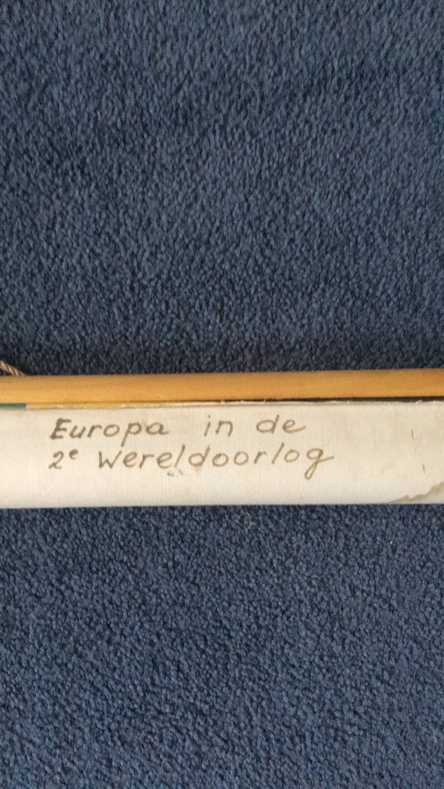 Vintage Schoolkaart: Europa in de Tweede Wereldoorlog, Antiek en Kunst, Ophalen, Geschiedenis