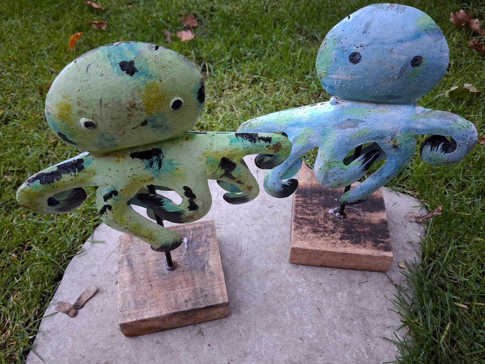 2 octopussen op voet, Verzenden, Nieuw, Dier