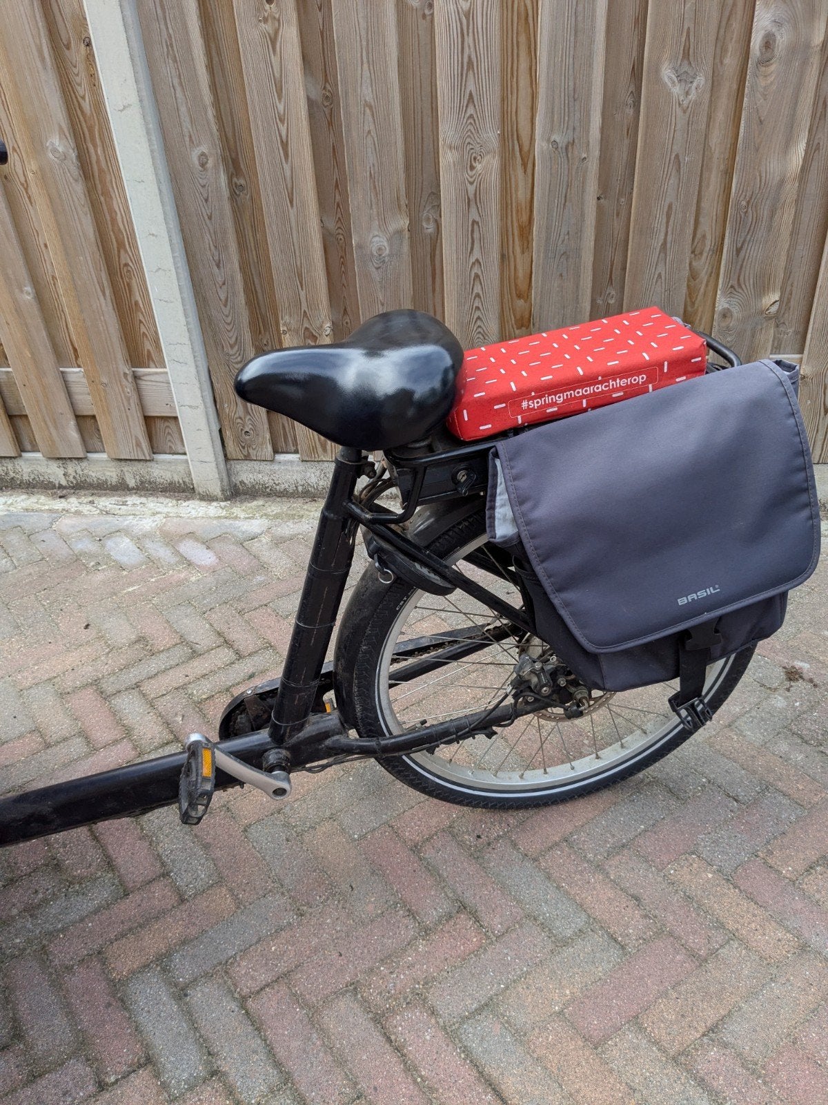 bakkaboe bakfiets electrisch, Ophalen, Gebruikt, Bakkaboe