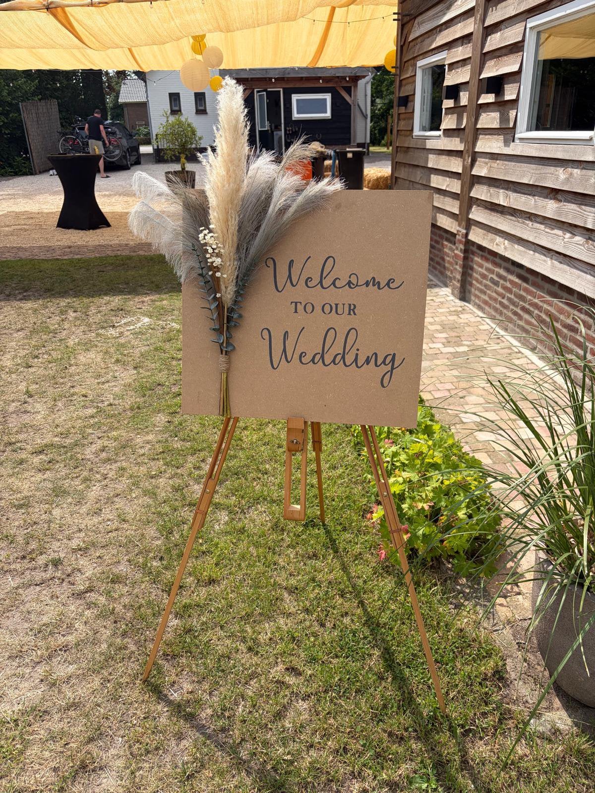 Bruiloft decoratie, welkom bord, Ophalen, Zo goed als nieuw, Versiering, Geboorte of Huwelijk