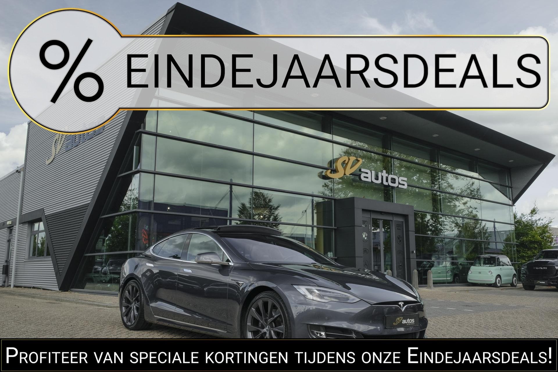 Tesla Model S 75D 333pk AWD Panoramadak *SOH 88%* Autopilot, Auto's, Stof, Gebruikt, Origineel Nederlands, 88 %