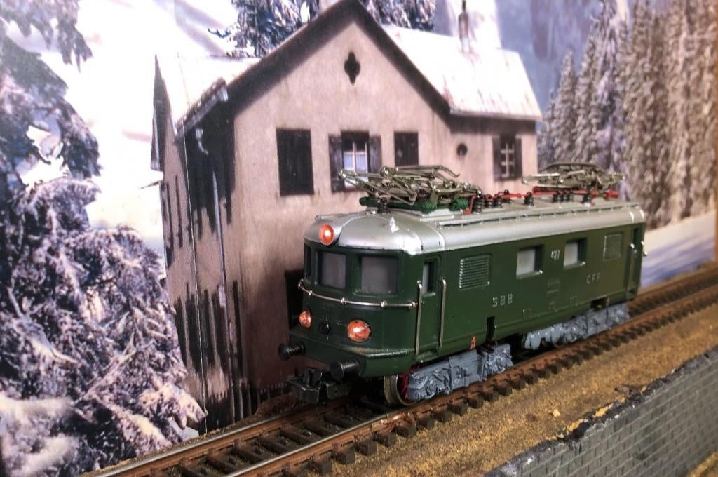 Märklin RET800 Zwitserse E-loc 3014, Hobby en Vrije tijd, Modeltreinen | H0, Gebruikt, Locomotief, Wisselstroom, Märklin, Analoog