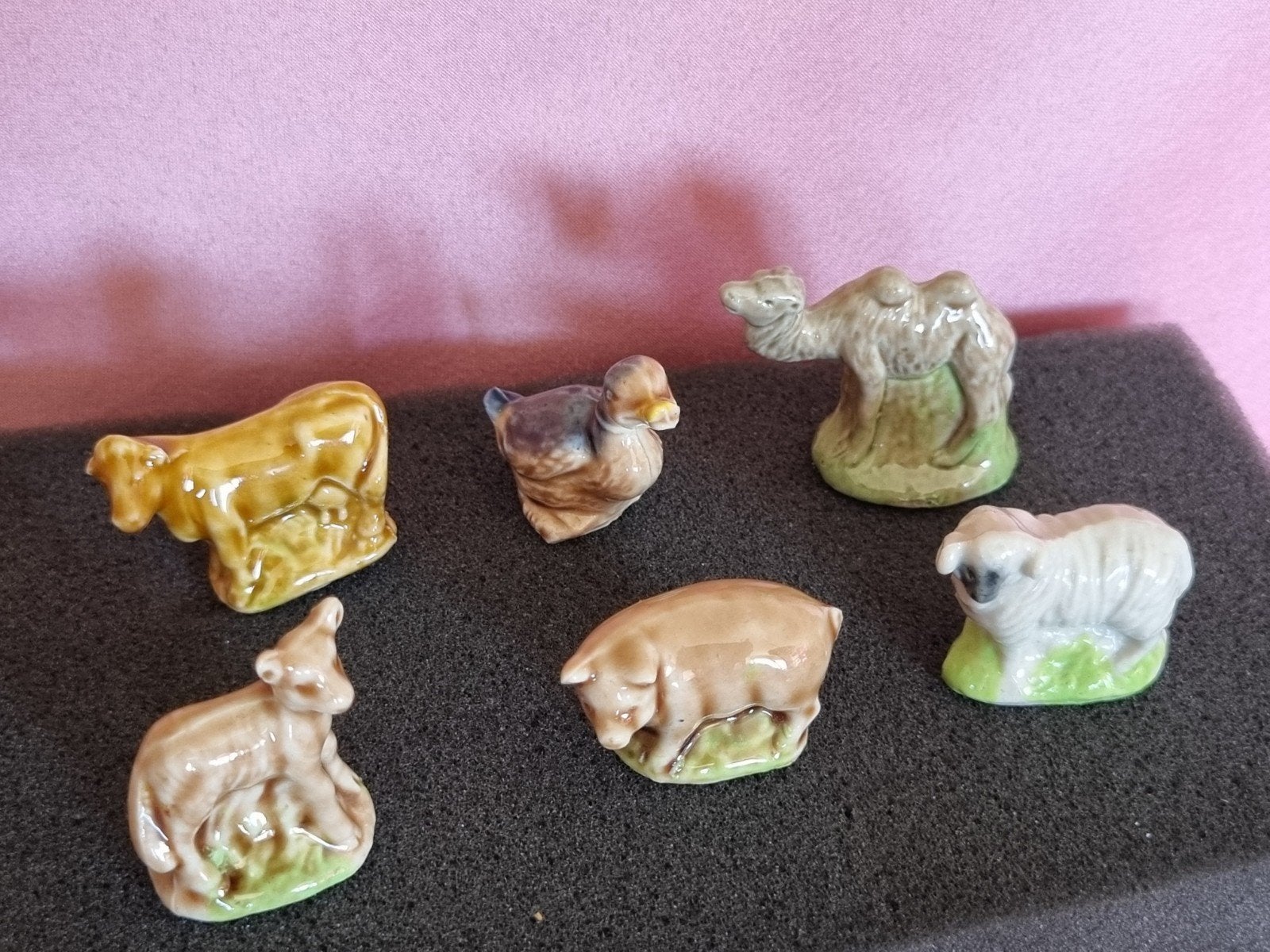 Vintage Wade Whimsies Engels Porselein Dierenbeeldjes, Ophalen of Verzenden
