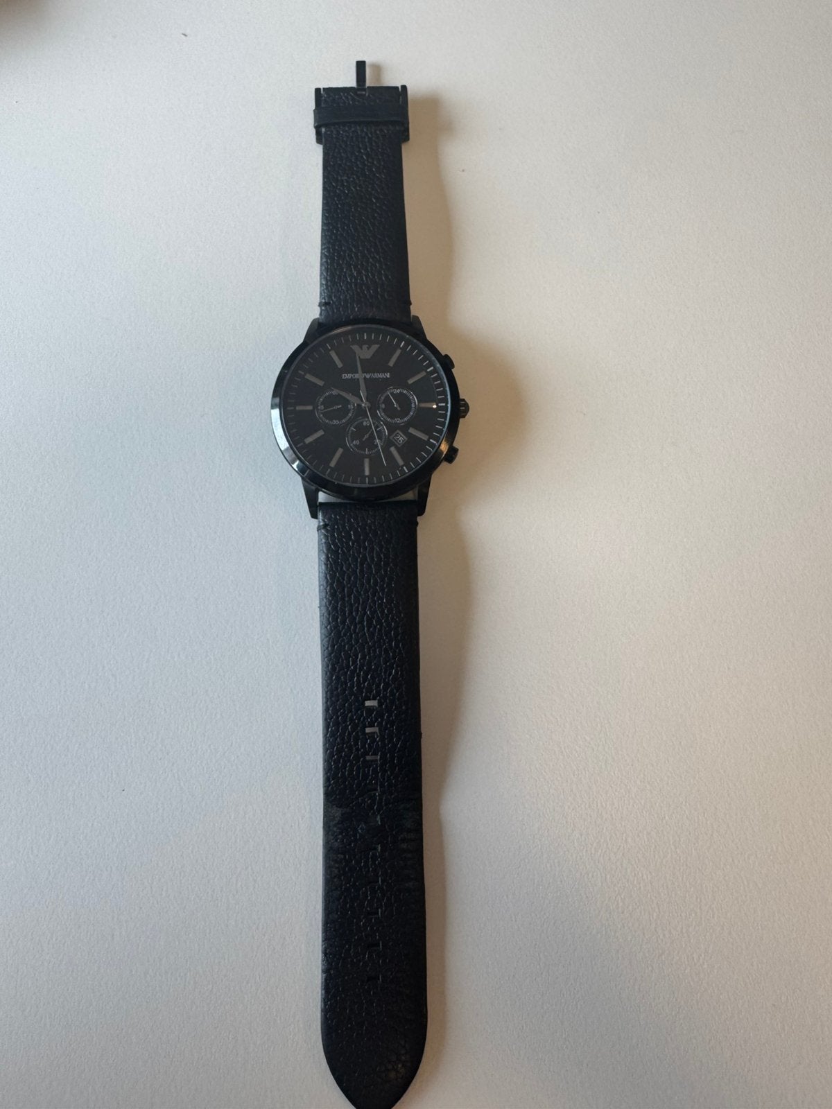 Emporio Armani Herenhorloge Chronograaf – AR2461 – Leerband, Overige merken, Leer, Staal, Polshorloge