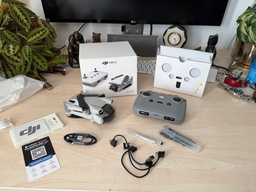 DJI mini 3 + dji RC-N1, Audio, Tv en Foto, Drones, Ophalen of Verzenden, Zo goed als nieuw