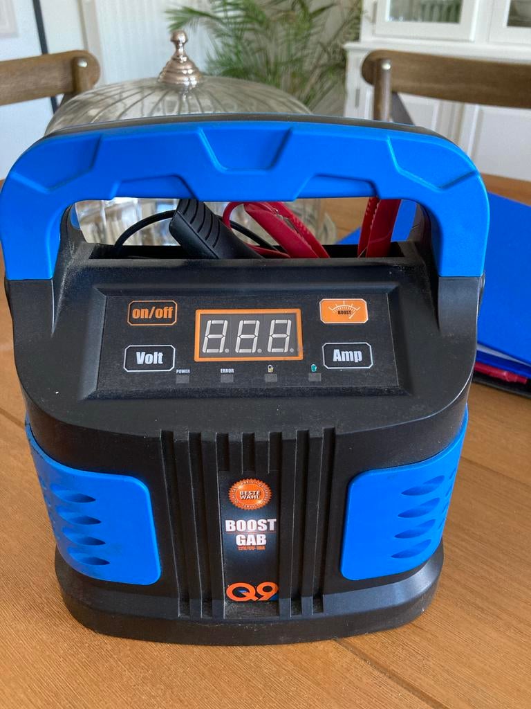 GÜDBoost GAB Q9 Automatische druppelaar Acculader 12V/6V-10A, Ophalen of Verzenden, Gebruikt, Universele onderdelen