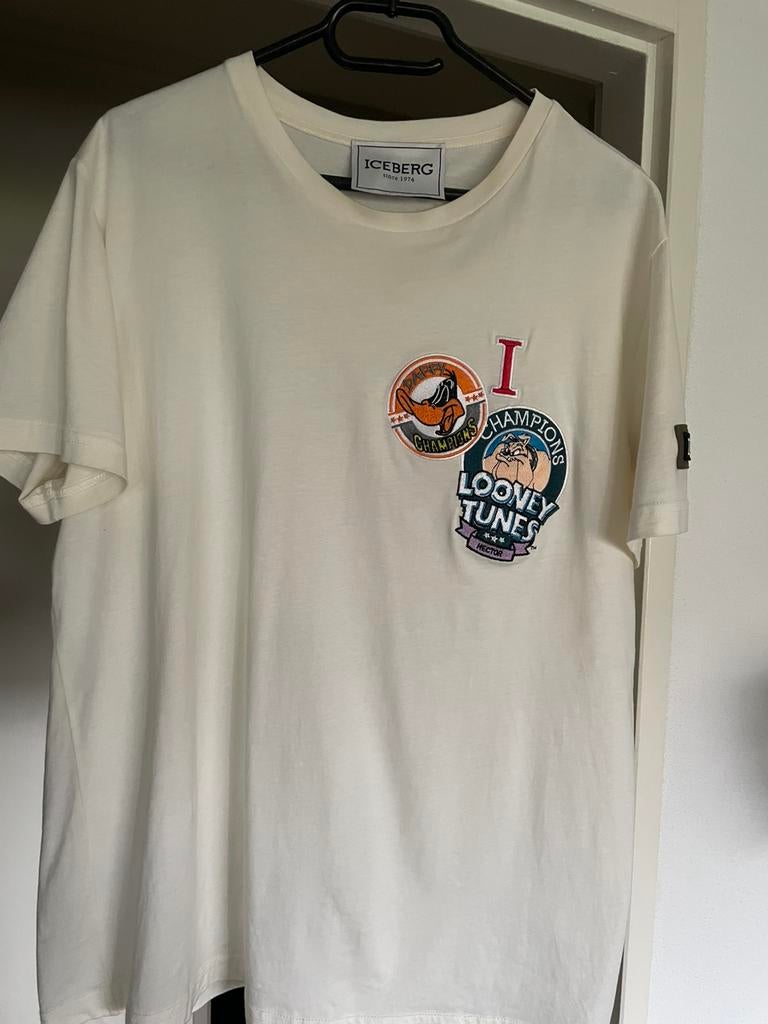 Mooi Iceberg t-shirt (geen imitatie), Ophalen of Verzenden, Zo goed als nieuw, Maat 56/58 (XL), Zwart