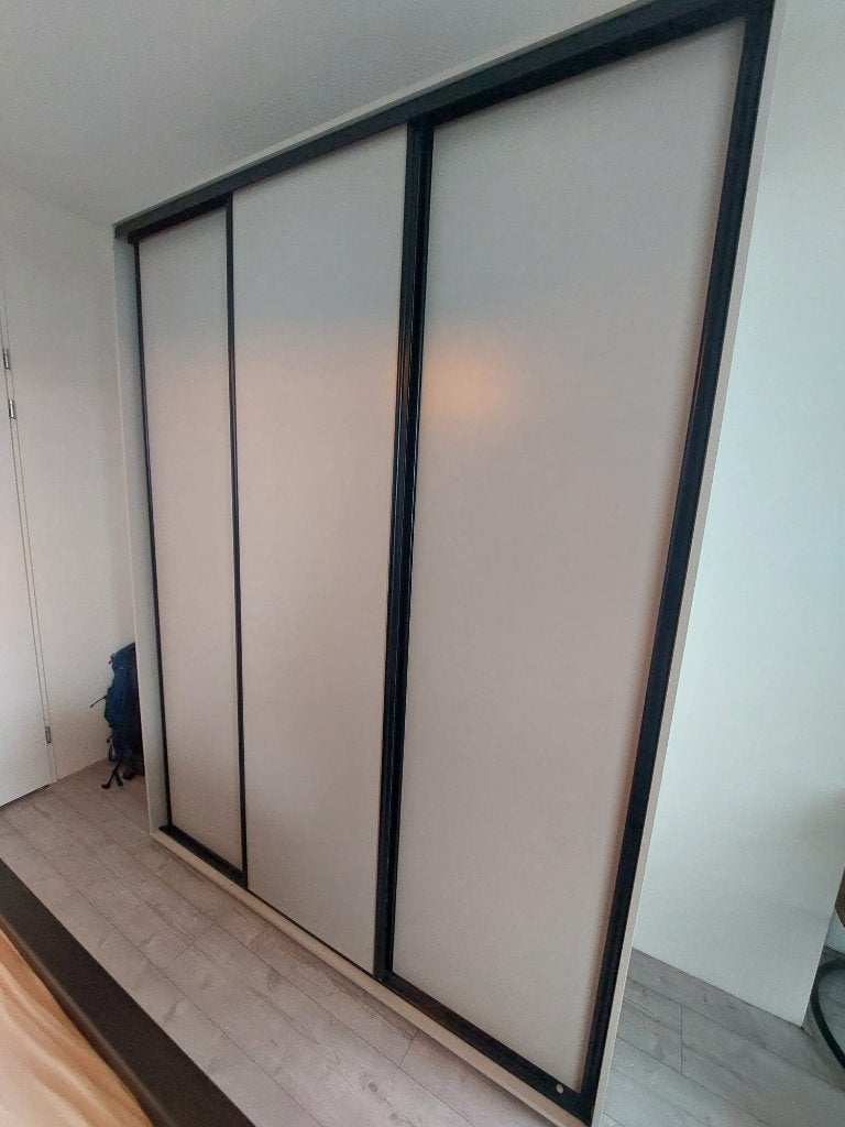 Meubella kledingkast (beige) - zo goed als nieuw, Ophalen, 200 cm of meer, 150 tot 200 cm, Zo goed als nieuw