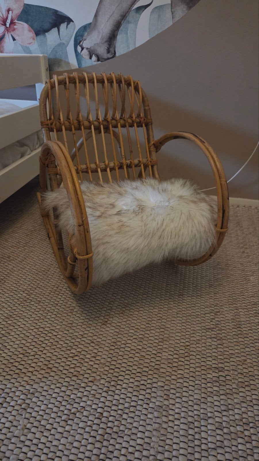 Sissy-Boy Homeland rotan kinderstoel, Ophalen, Bruin, Bohemian, Kinderkamer, Riet of Rotan