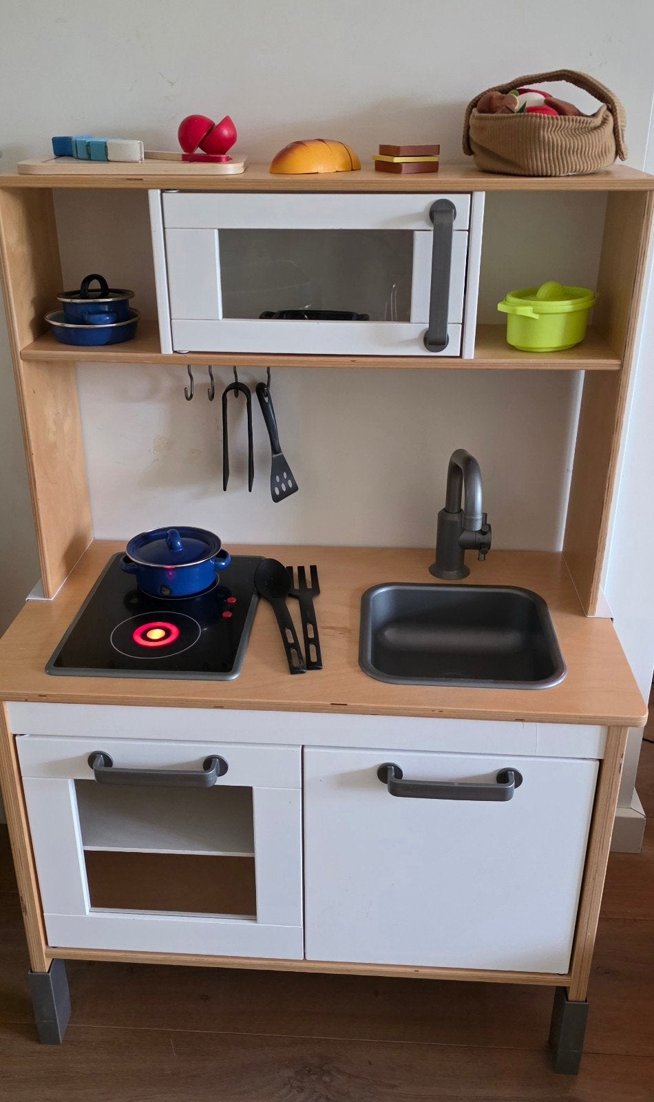IKEA Duktig Speelkeuken met accessoires, Ophalen, Gebruikt, Hout, Speelkeuken