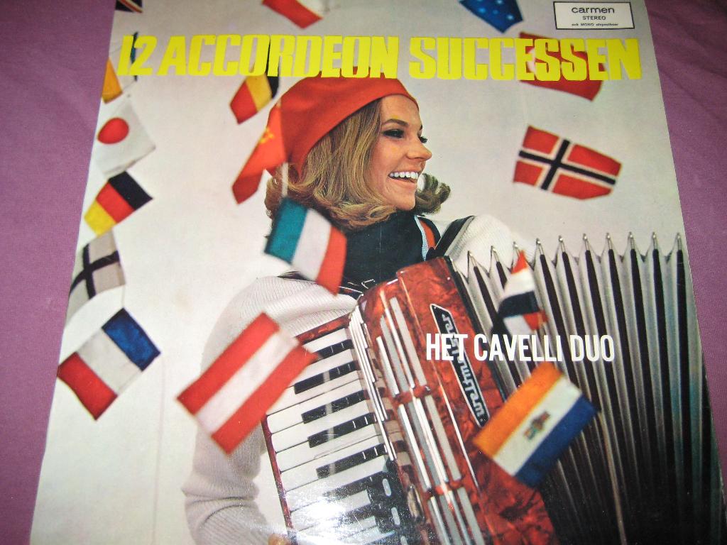 LP, 12 Accordeon Successen, Ophalen of Verzenden, Zo goed als nieuw, 12 inch