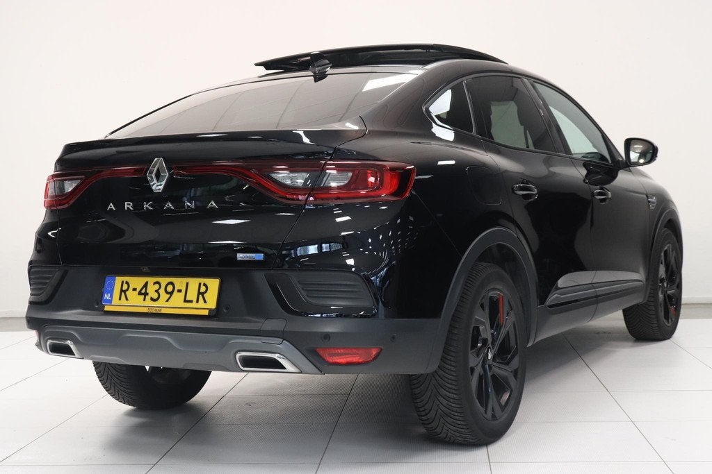 Renault Arkana 1.6 E-Tech Hybrid 145 R.S. Line | Panoramadak, Arkana, Gebruikt, Met garantie (alle), Zwart
