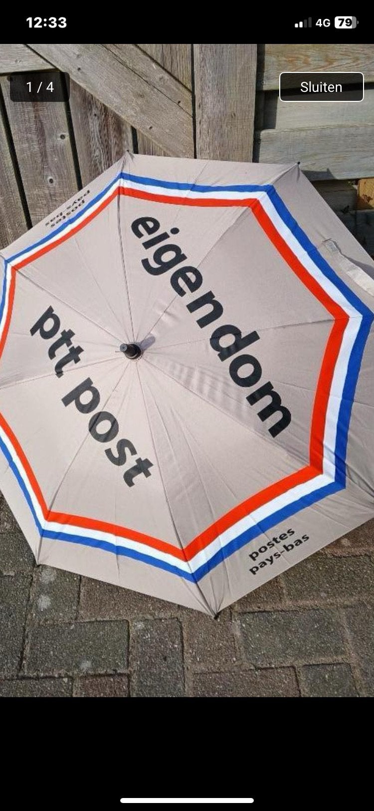 Ptt post paraplu nieuw, Ophalen of Verzenden, Nieuw