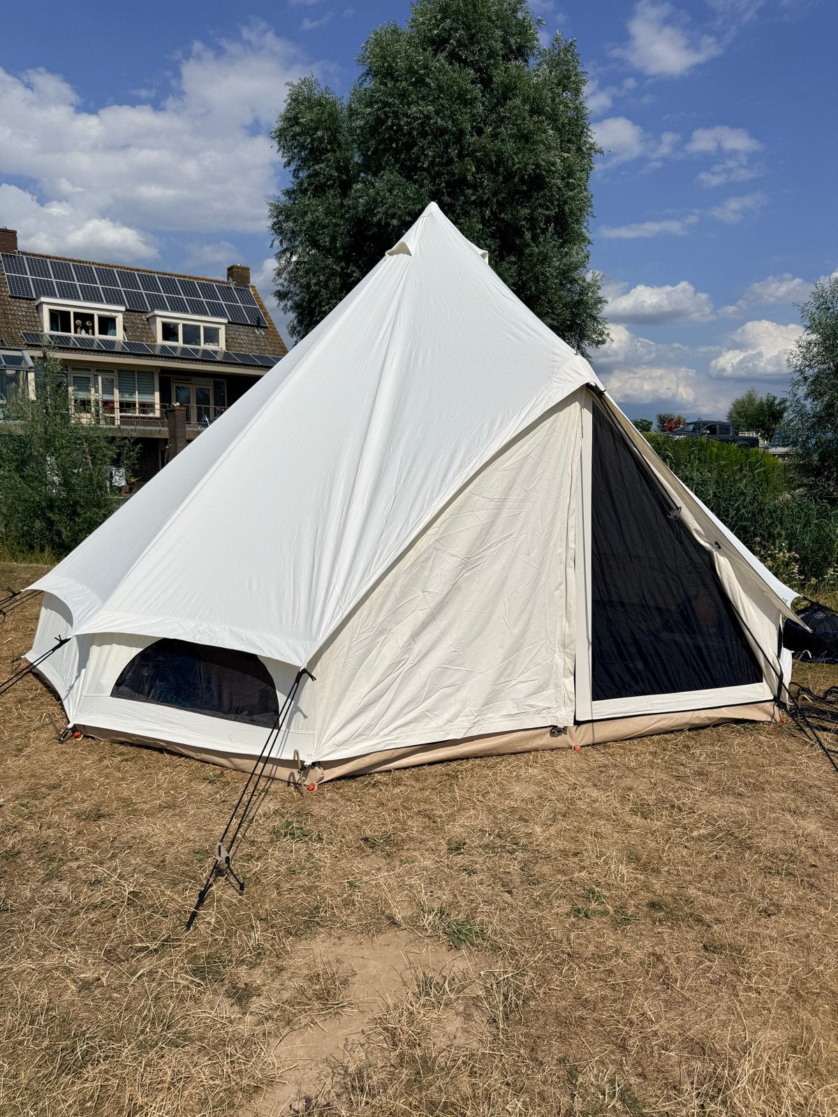 Skandika Tipi 500: 10-persoons technisch katoen 4-seizoenen, Ophalen, Zo goed als nieuw, Meer dan 6
