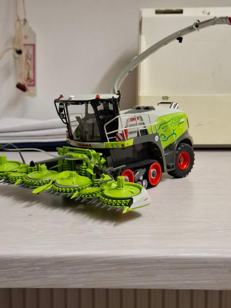 Claas Jaguar 990 Terra trac met Orbis 750 mais bek, Ophalen of Verzenden, Zo goed als nieuw, Tractor of Landbouw, Overige merken
