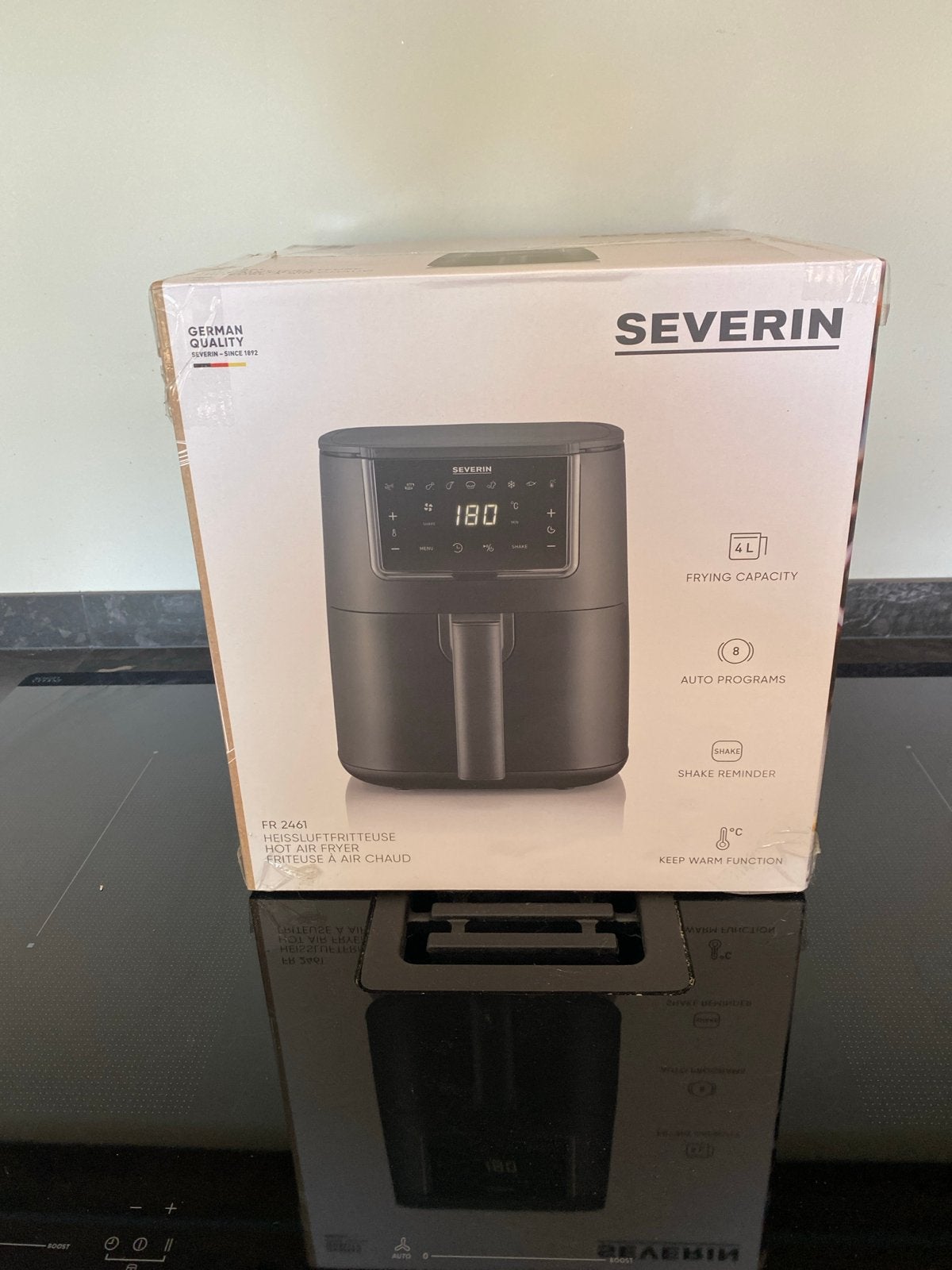 Te koop Severin Airfryer 4L - Nieuw in doos, Ophalen of Verzenden, Nieuw, Airfryer, 1500 gram of meer