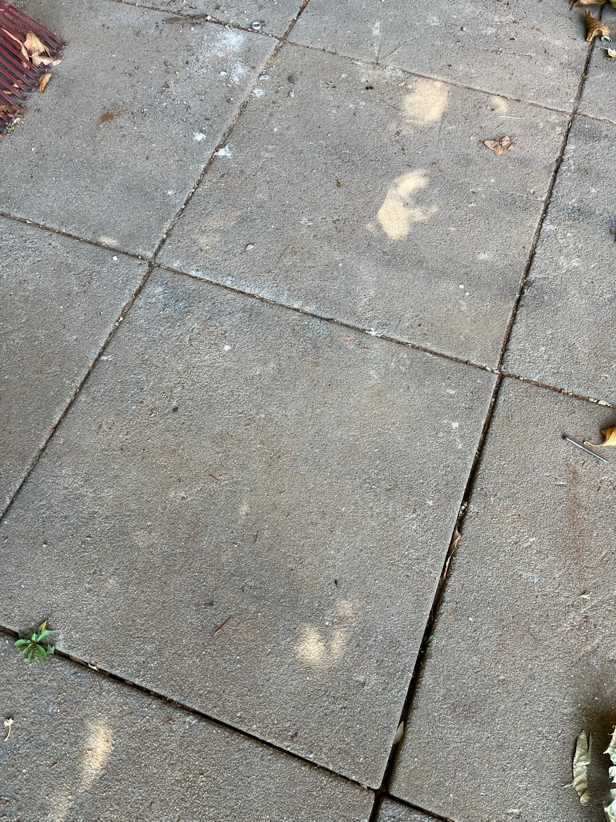 Gratis! 14m2 betonnen terrastegels, Ophalen, Gebruikt, 10 m² of meer, Beton