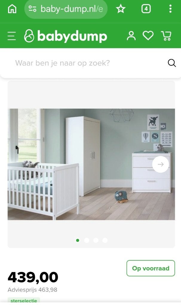 Babykamer compleet zo goed als nieuw, Kinderen en Baby's, Ophalen of Verzenden, Zo goed als nieuw, Jongetje of Meisje