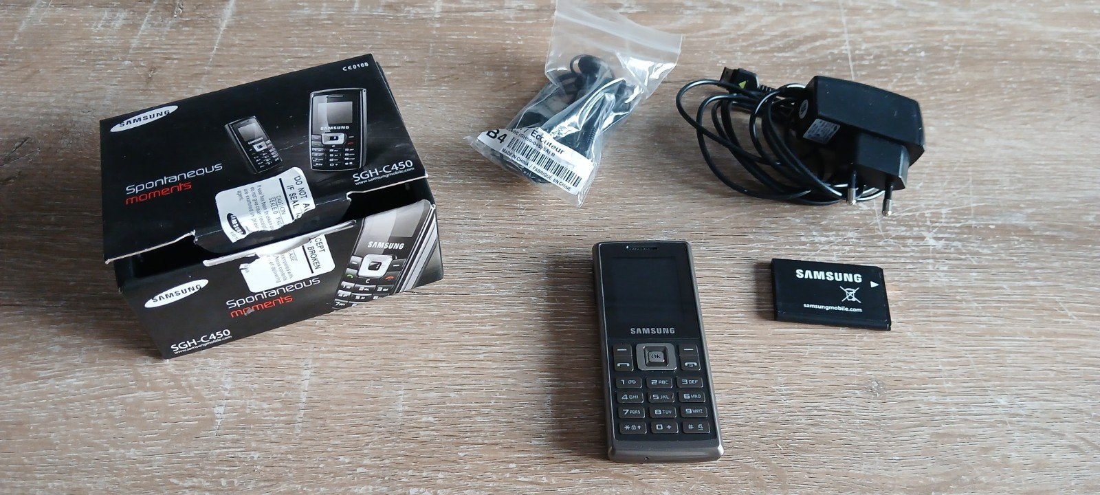 Samsung SGH-C450 Mobiele Telefoon dumb phone, Overige modellen, Zwart, Overige systemen, Fysiek toetsenbord