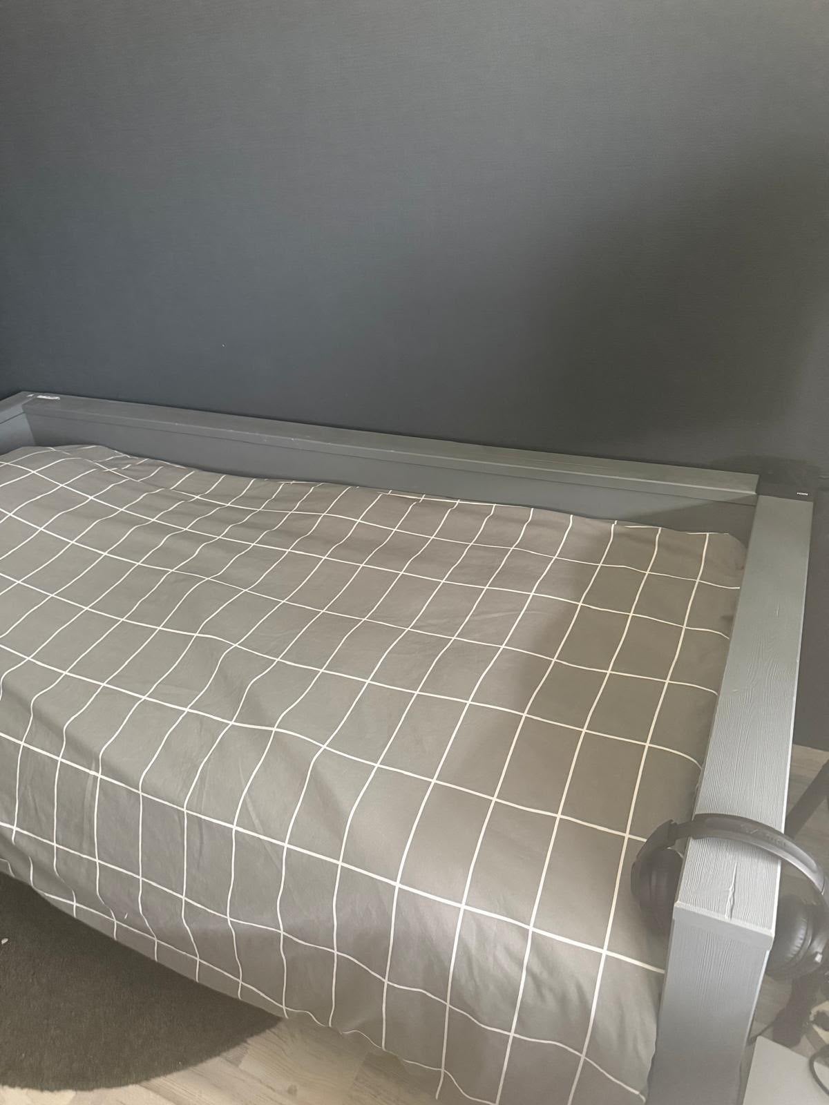 Wood Karwei set van drie bed, kast en kist, Gebruikt, 200 cm of meer, Overige houtsoorten, 50 tot 100 cm