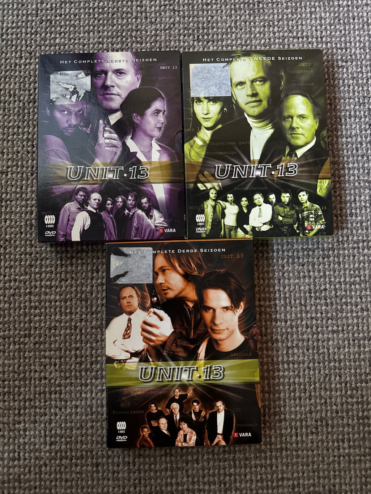 Unit 13 - Complete Serie (Seizoen 1, 2 & 3) DVD Boxset, Misdaad, Nederlands, Zo goed als nieuw, Vanaf 12 jaar