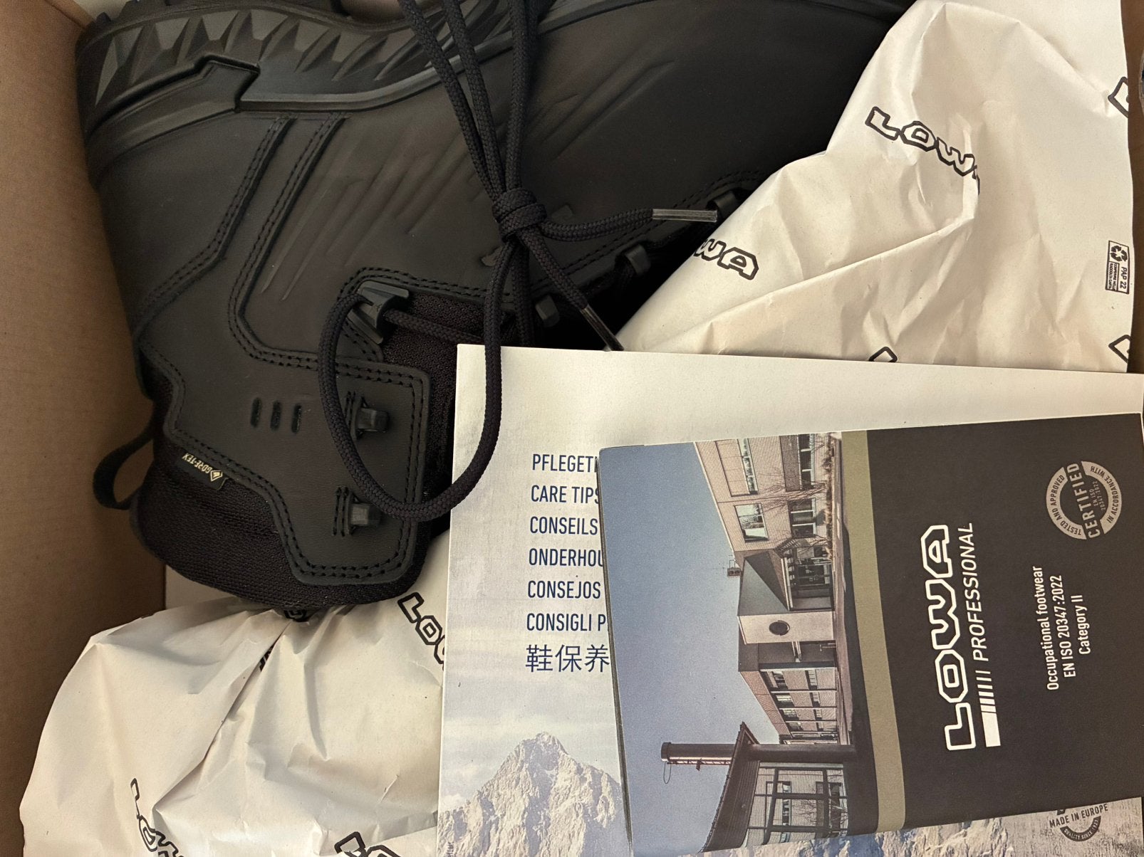 Lowa Zicon GTX Mid, Kleding | Heren, Schoenen, Ophalen, Nieuw, Zwart, Boots