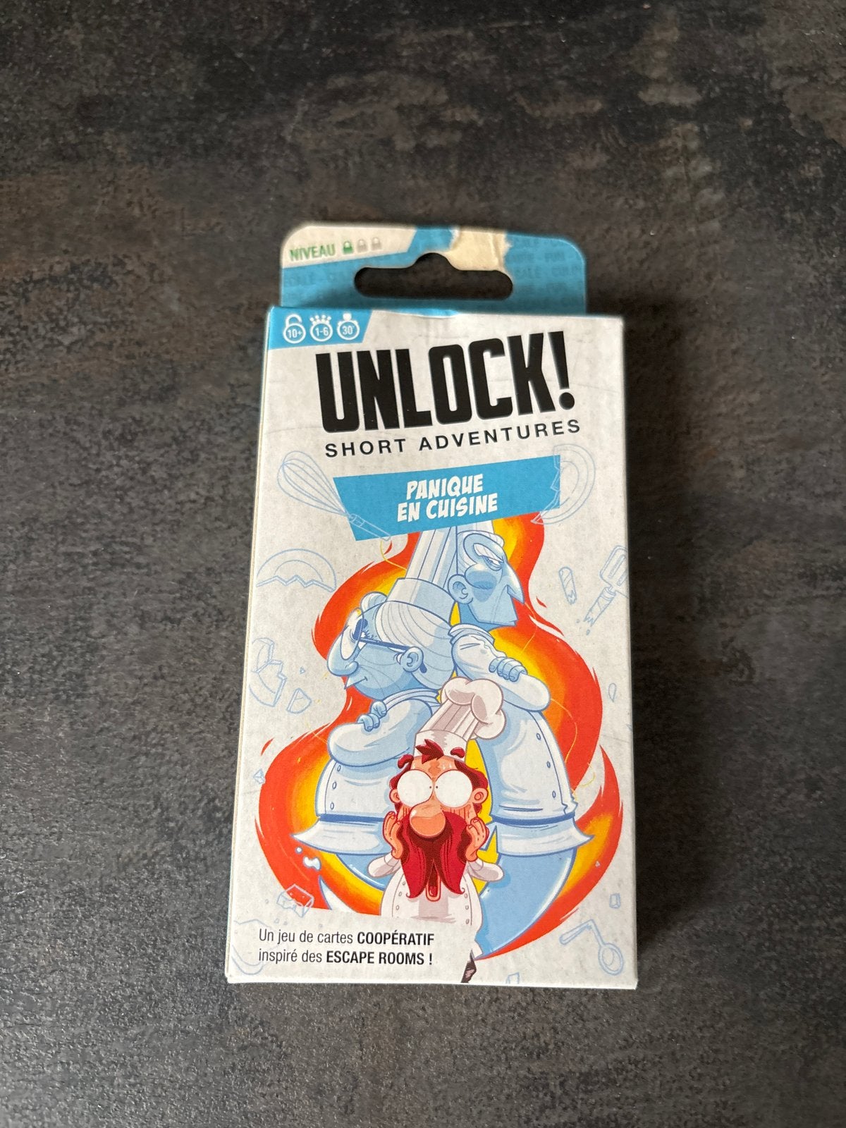 Unlock! Short Adventures: Panique en Cuisine, Een of twee spelers, Ophalen, Gebruikt