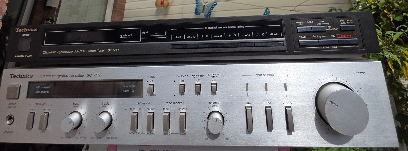 Technics ST-500 Tuner & SU-Z22 Versterker Set, Audio, Tv en Foto, Ophalen of Verzenden, Zo goed als nieuw, Tuner of Radio, Losse componenten