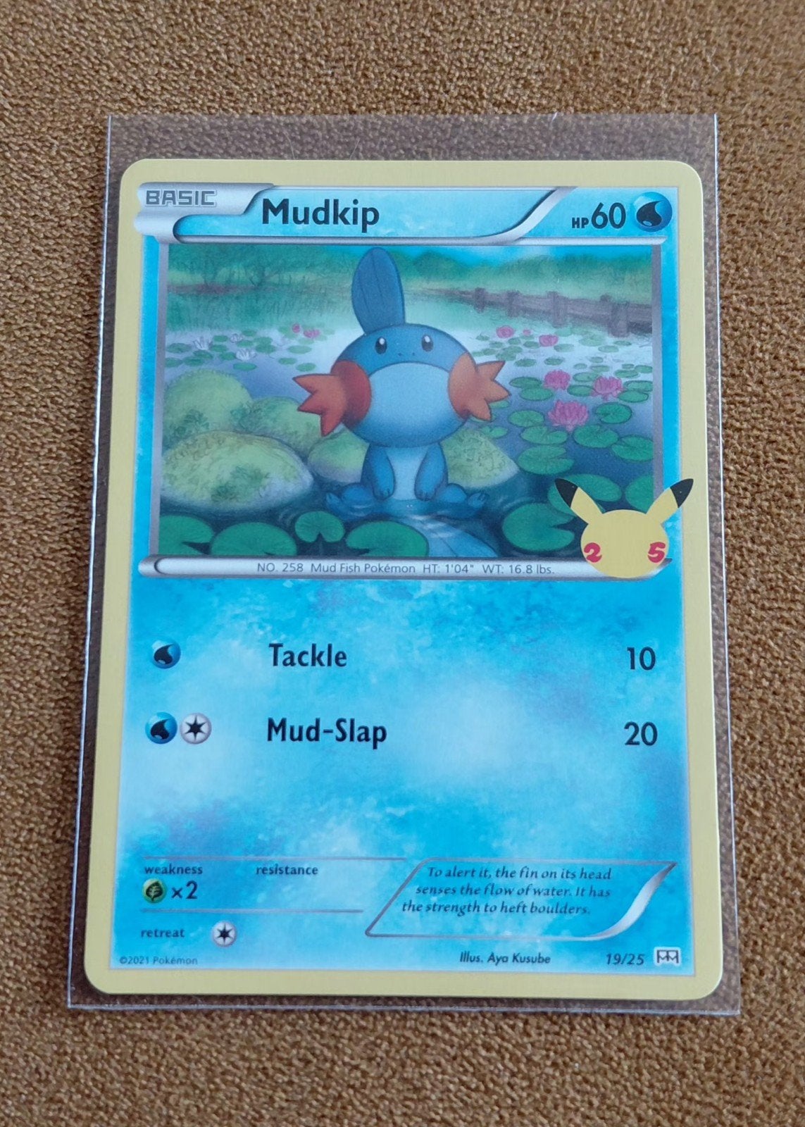 Pokemon Mudkip 19/25 Celebrations MCDonalds, Ophalen of Verzenden, Zo goed als nieuw