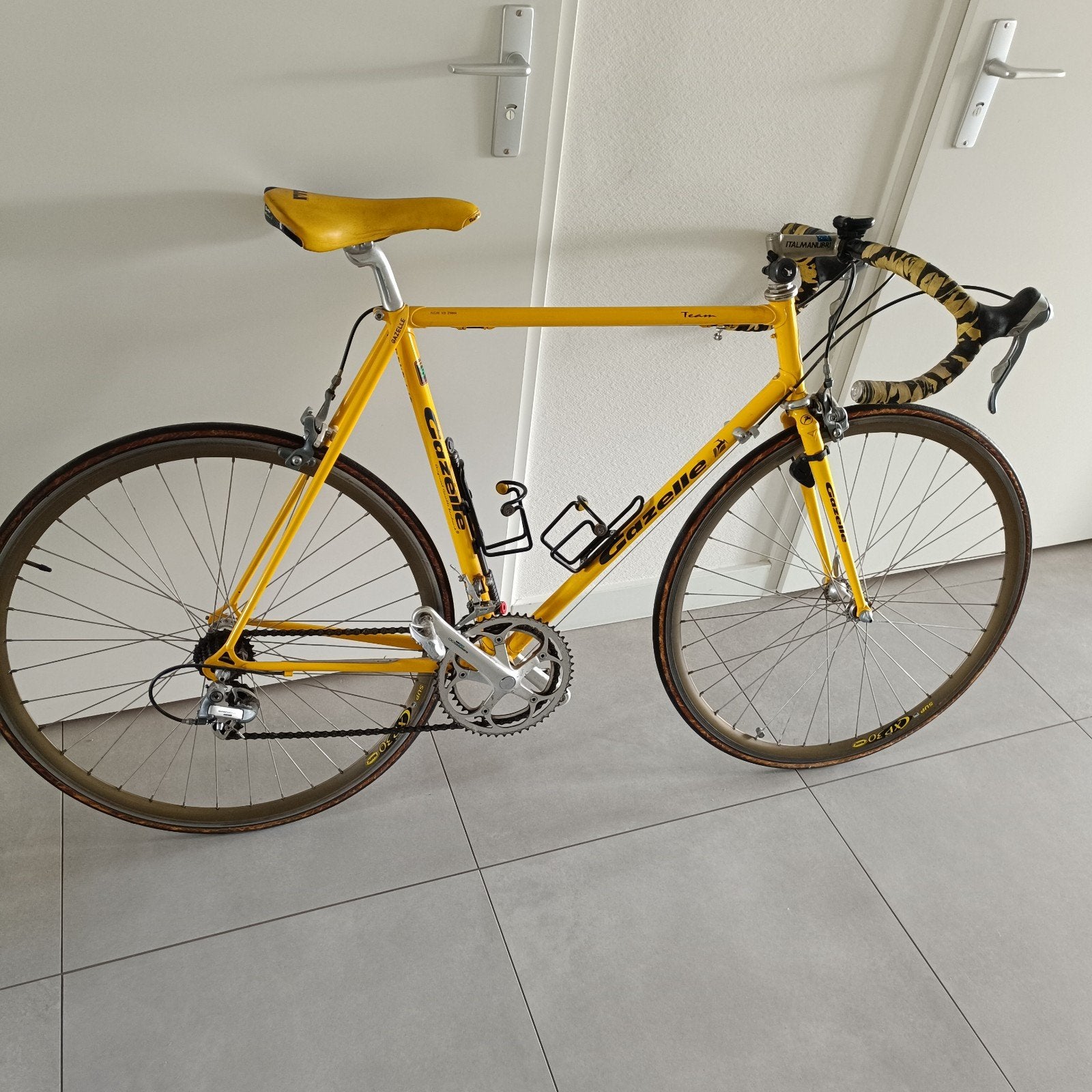 Gazelle racefiets custom made, Fietsen en Brommers, Fietsen | Racefietsen, Ophalen, Gebruikt, Staal, 15 tot 20 versnellingen