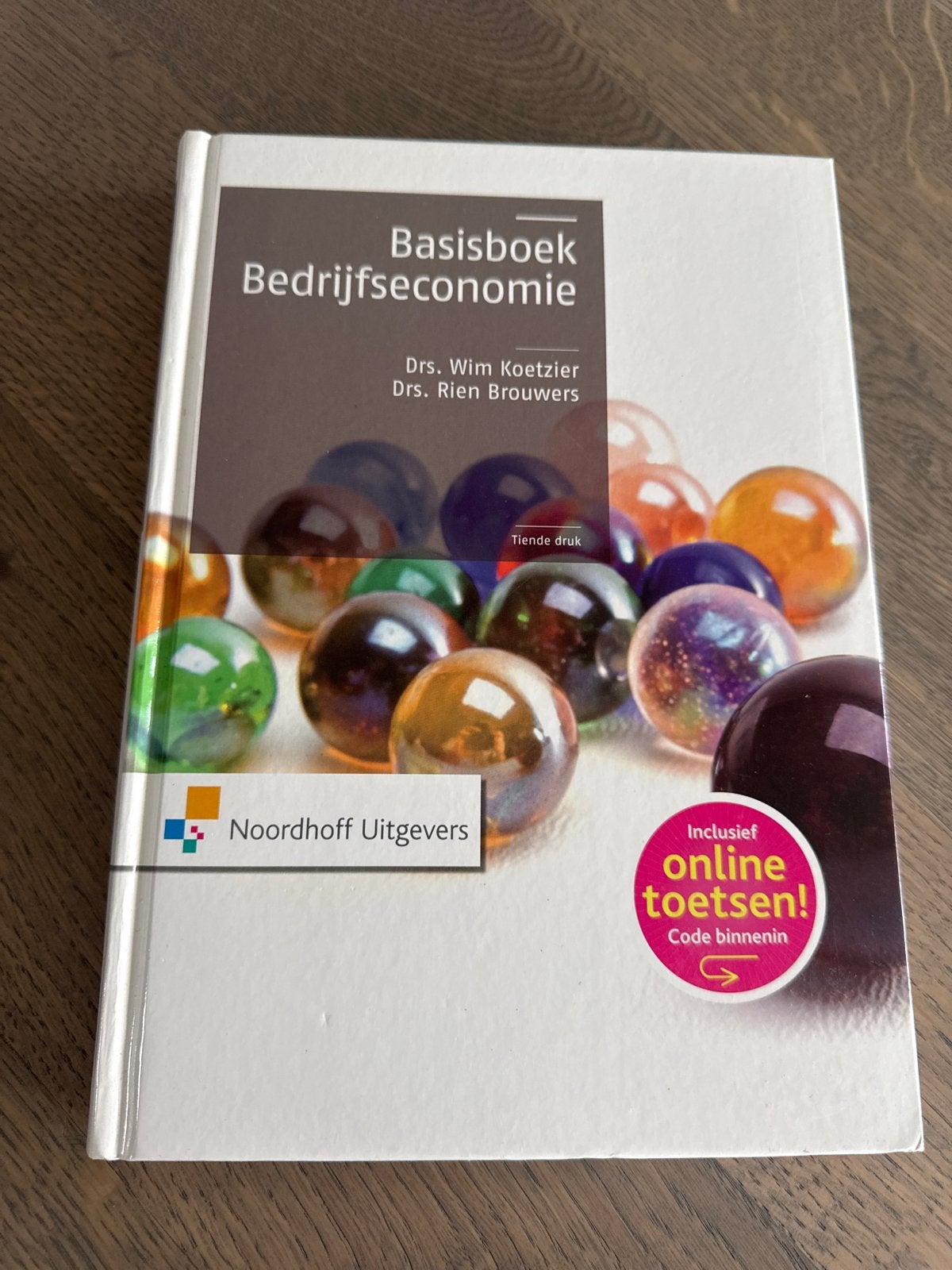 Basisboek Bedrijfseconomie - Drs. Koetzier & Brouwers, Ophalen of Verzenden, Gamma, Zo goed als nieuw, HBO